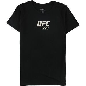 UFC Womens 223 April 7th Brooklyn Graphic T-Shirt, Black, NWT
